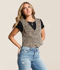 Tiger Denim Stretch Vest