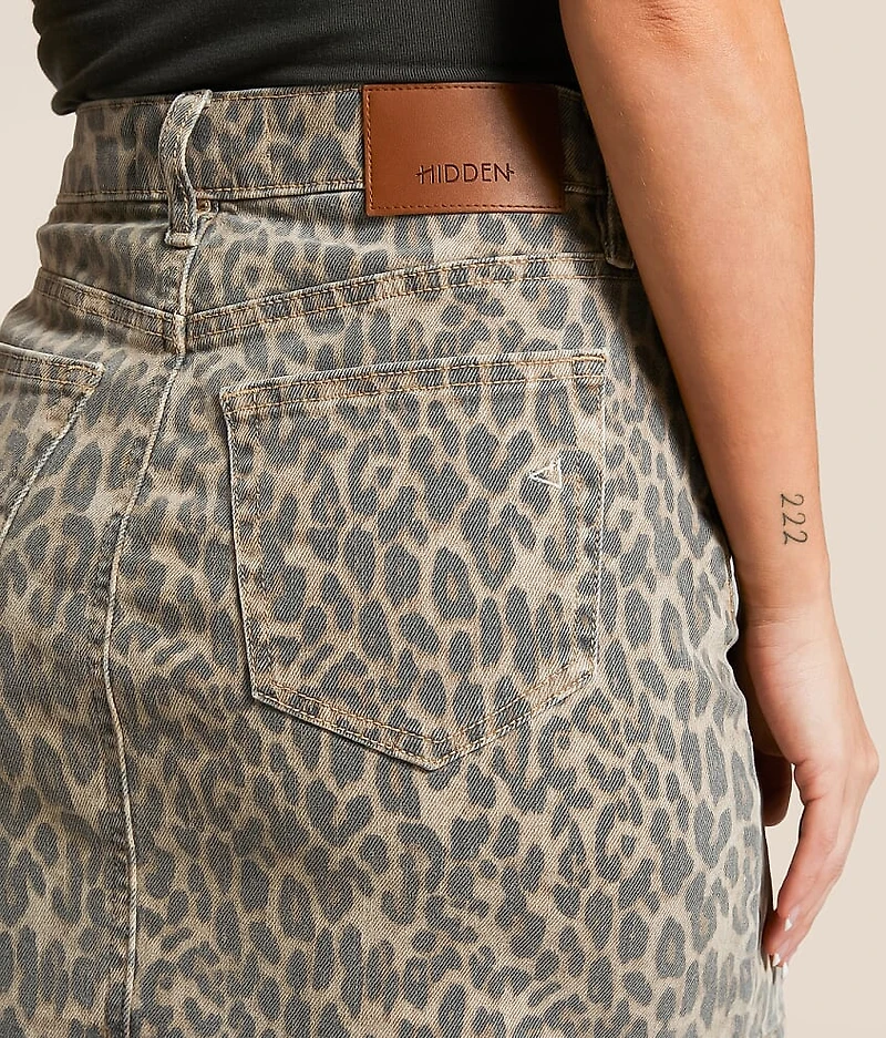 Peyton Cheetah Stretch Skirt