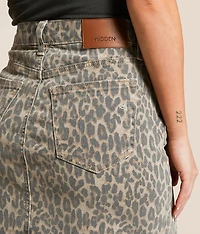 Peyton Cheetah Stretch Skirt