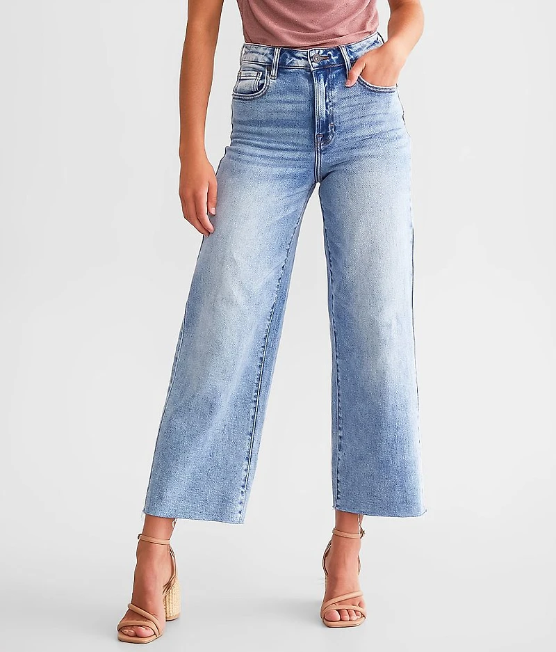 Nori Cropped Wide Leg Stretch Jean
