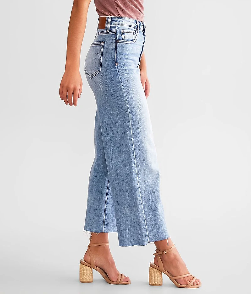 Nori Cropped Wide Leg Stretch Jean
