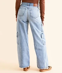 Nori Wide Leg Moto Cargo Jean