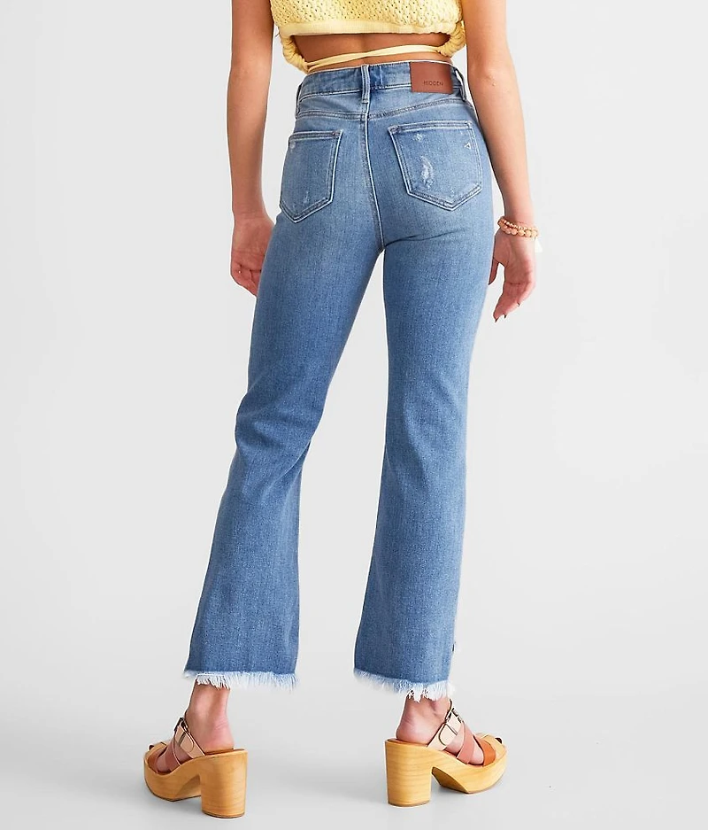 Happi Cropped Split Flare Stretch Jean
