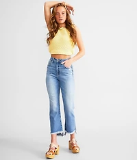 Happi Cropped Split Flare Stretch Jean