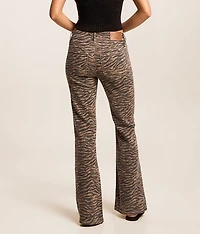 Blake Flare Tiger Striped Stretch Jean