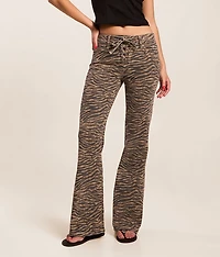 Blake Flare Tiger Striped Stretch Jean