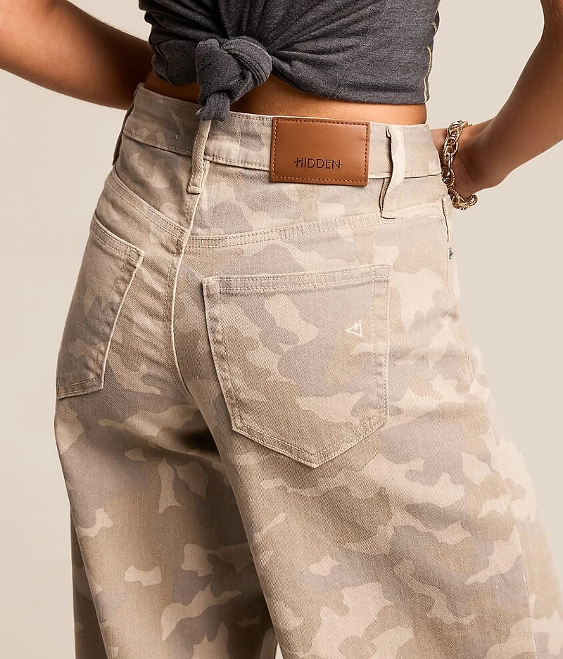 Nori Camo Wide Leg Stretch Jean