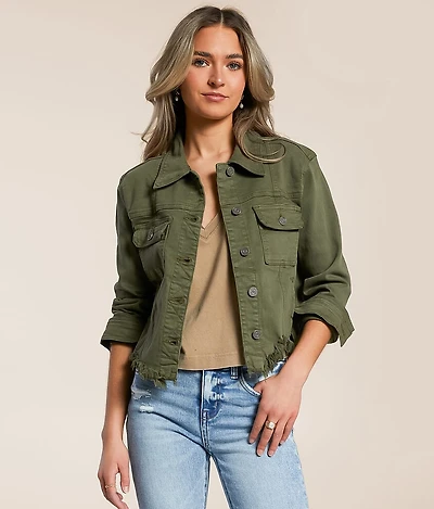 Destructed Denim Jacket