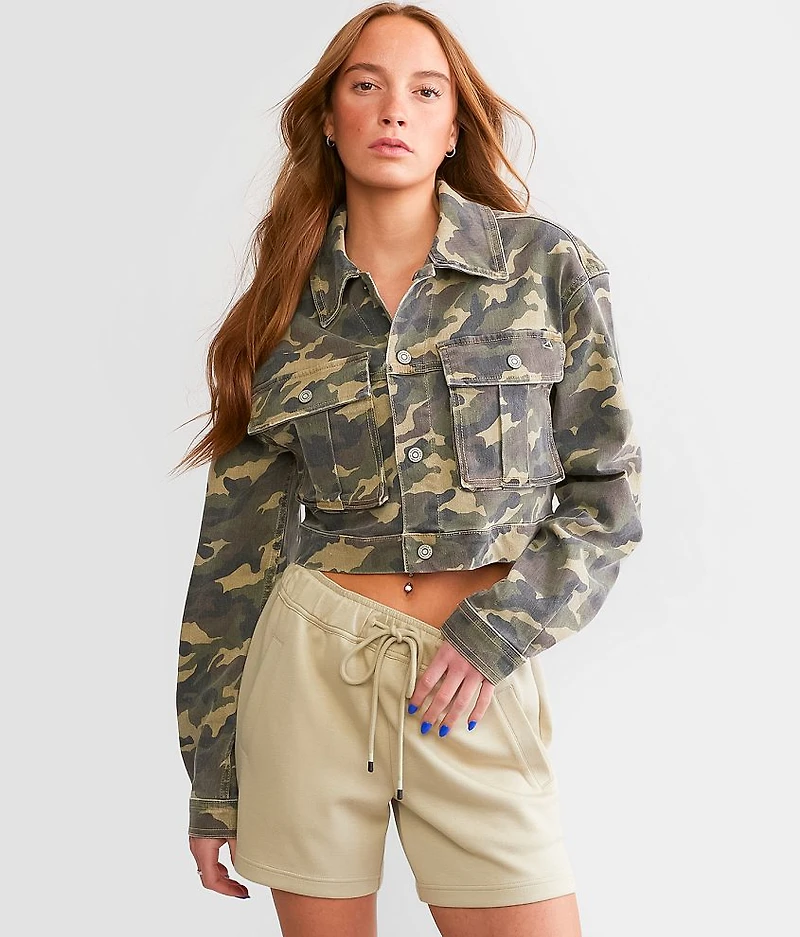 Camo Denim Jacket