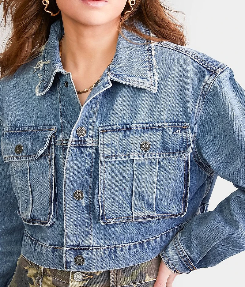 Cropped Denim Jacket