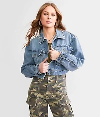 Cropped Denim Jacket