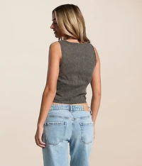 Cheetah Denim Stretch Vest