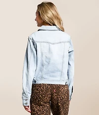 Studded Denim Stretch Jacket
