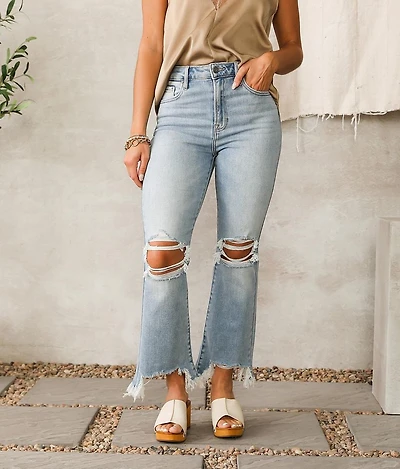 HIDDEN Happi Cropped Flare Stretch Jean