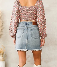Peyton Asymmetrical Denim Skirt