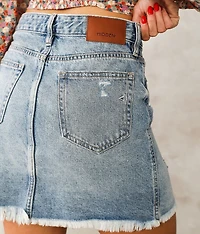 Peyton Asymmetrical Denim Skirt