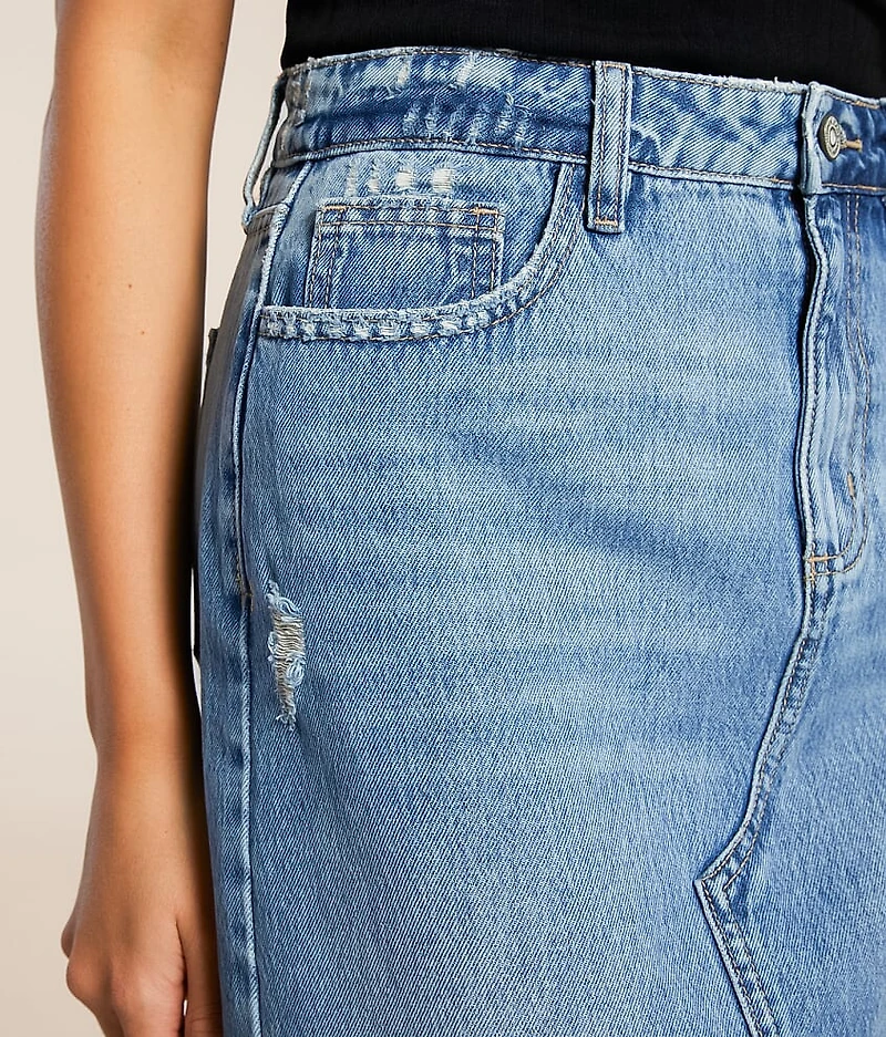 Peyton Denim Maxi Skirt