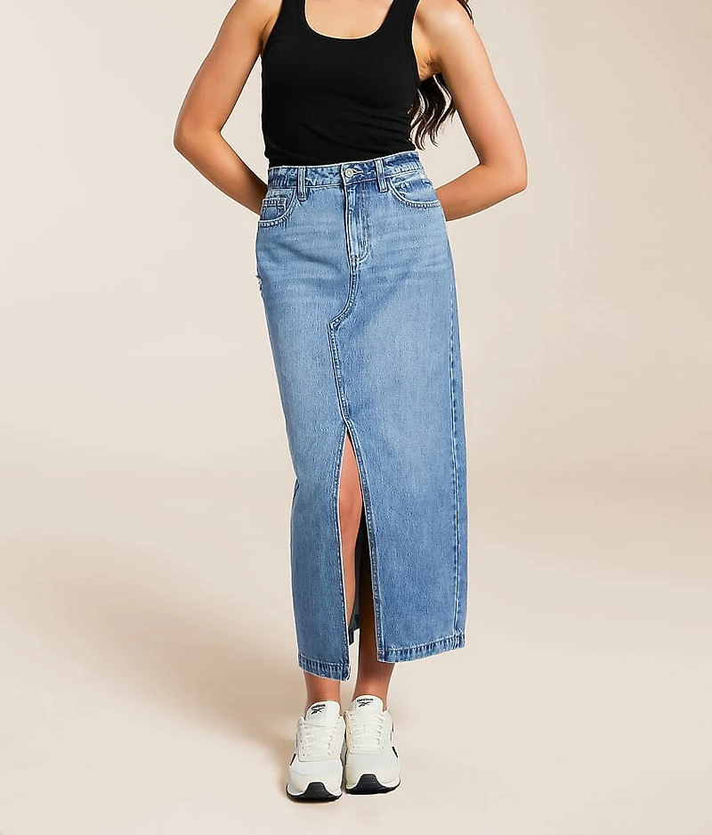 Peyton Denim Maxi Skirt