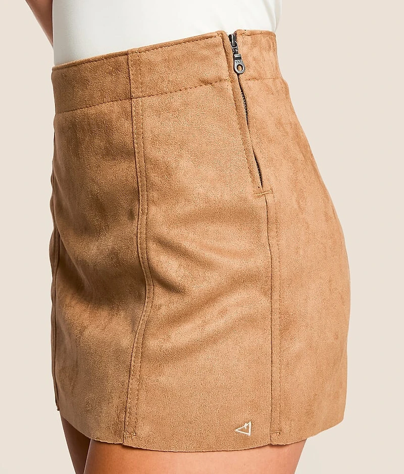 Peyton Faux Suede Mini Skirt