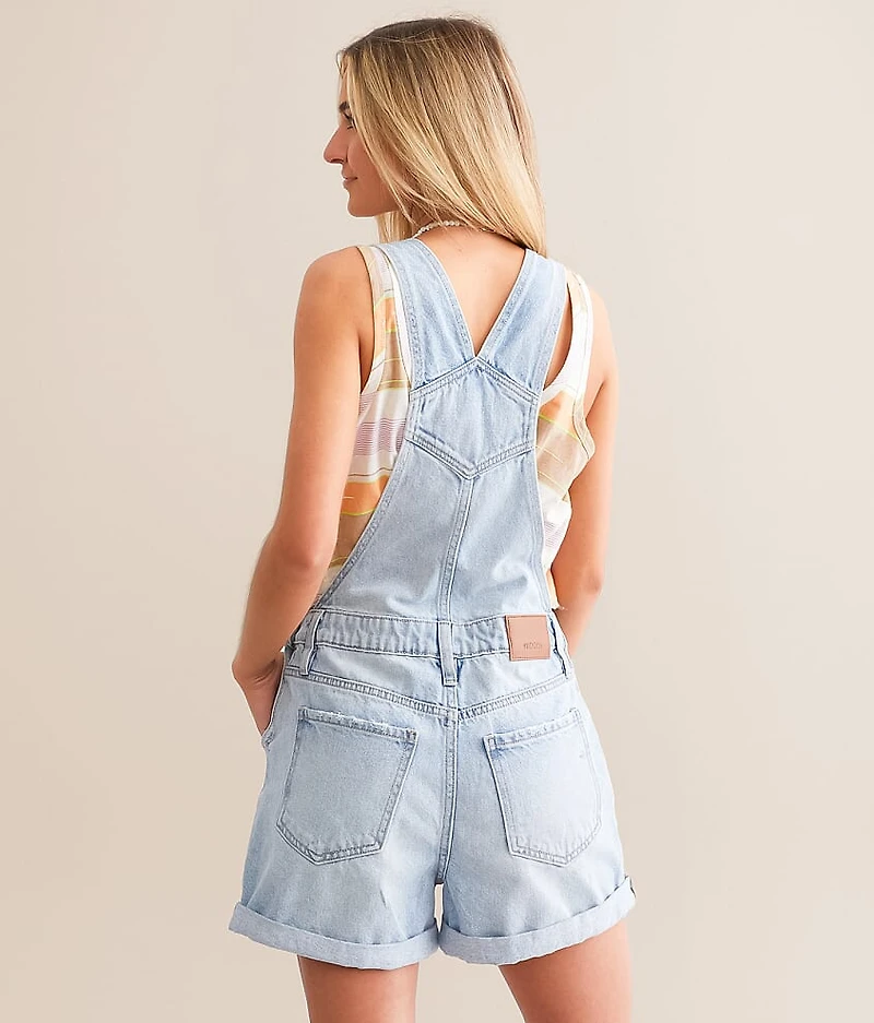 Dylan Denim Cuffed Overall Short