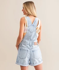Dylan Denim Cuffed Overall Short