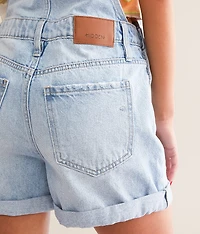 Dylan Denim Cuffed Overall Short