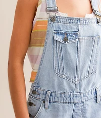 Dylan Denim Cuffed Overall Short