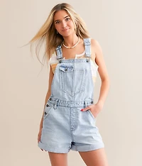 Dylan Denim Cuffed Overall Short