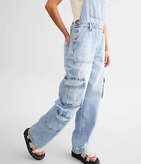 Dylan Cargo Denim Overalls