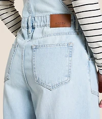 Dylan Ultra Wide Leg Denim Overalls