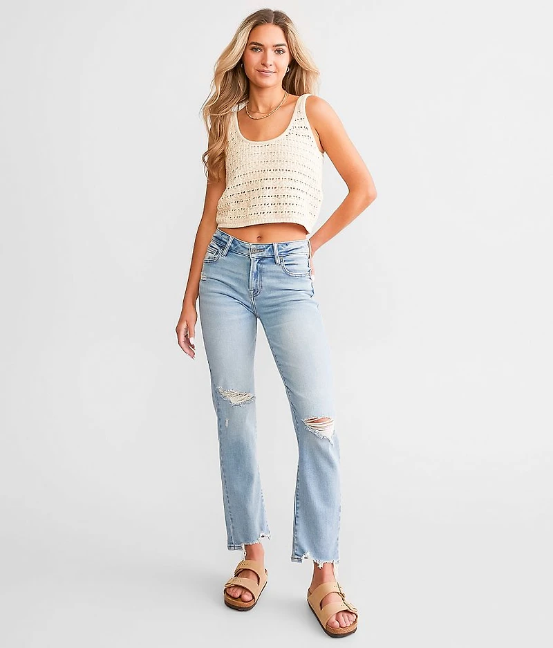 Chloe Cropped Straight Stretch Jean