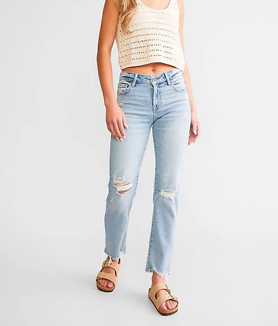 Chloe Cropped Straight Stretch Jean