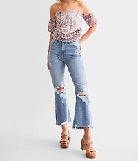 Happi Cropped Flare Stretch Jean