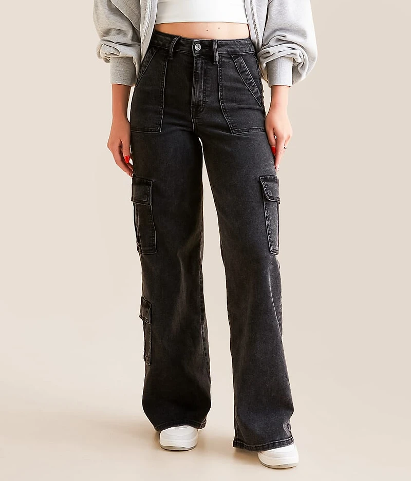 Nori Cargo Wide Leg Stretch Jean