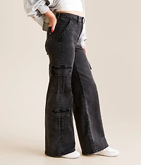 Nori Cargo Wide Leg Stretch Jean