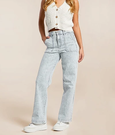 Striped Logan Dad Jean