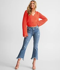 HIDDEN Happi Cropped Flare Stretch Jean