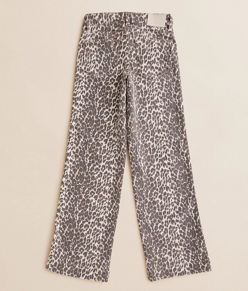 Girls - Mini Logan Leopard Dad Stretch Jean