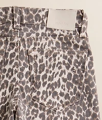Girls - Mini Logan Leopard Dad Stretch Jean