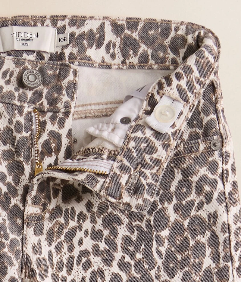 Girls - Mini Logan Leopard Dad Stretch Jean