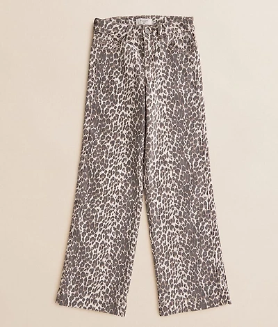 Girls - Mini Logan Leopard Dad Stretch Jean