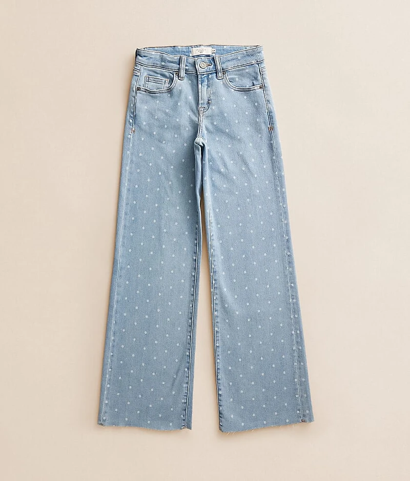 Girls - Mini Blake Polka Dot Dad Stretch Jean