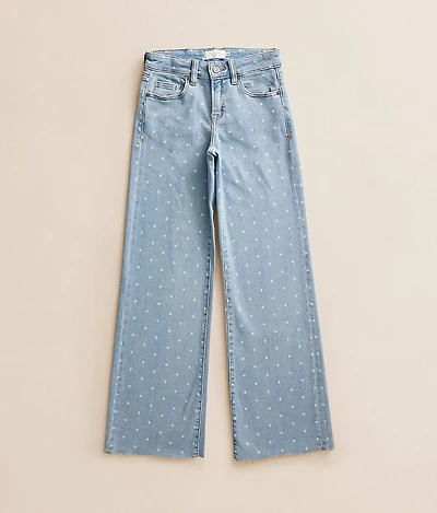 Girls - Mini Blake Polka Dot Dad Stretch Jean