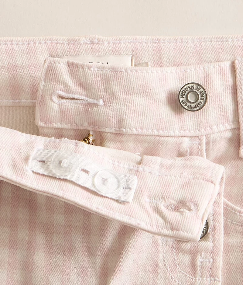 Girls - Mini Peyton Gingham Stretch Skort