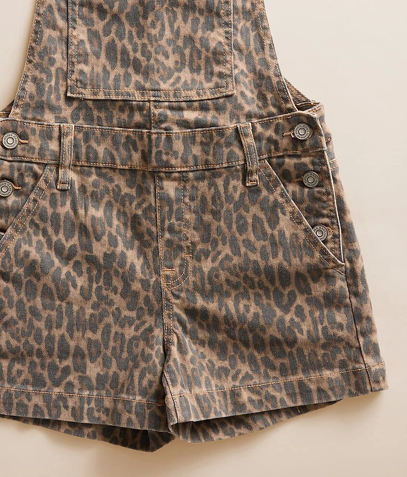 Girls - Mini Dylan Cheetah Overall Short