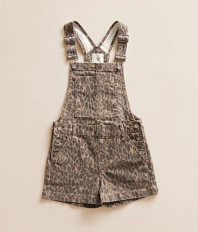 Girls - Mini Dylan Cheetah Overall Short