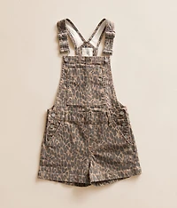 Girls - Mini Dylan Cheetah Overall Short