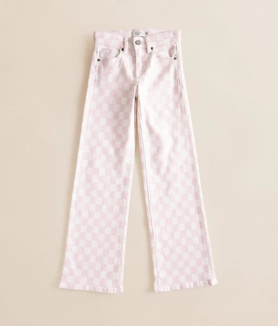 Girls - Mini Blake Dad Checkered Stretch Jean