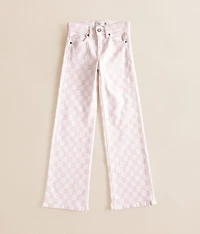 Girls - Mini Blake Dad Checkered Stretch Jean
