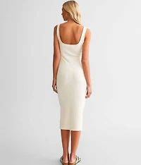 Ribbed Midi Dress